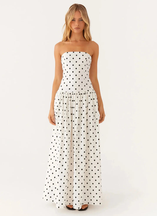 Polka Maxi Dress
