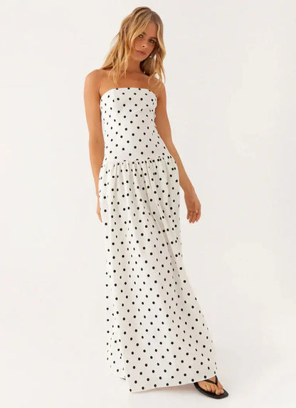 Polka Maxi Dress